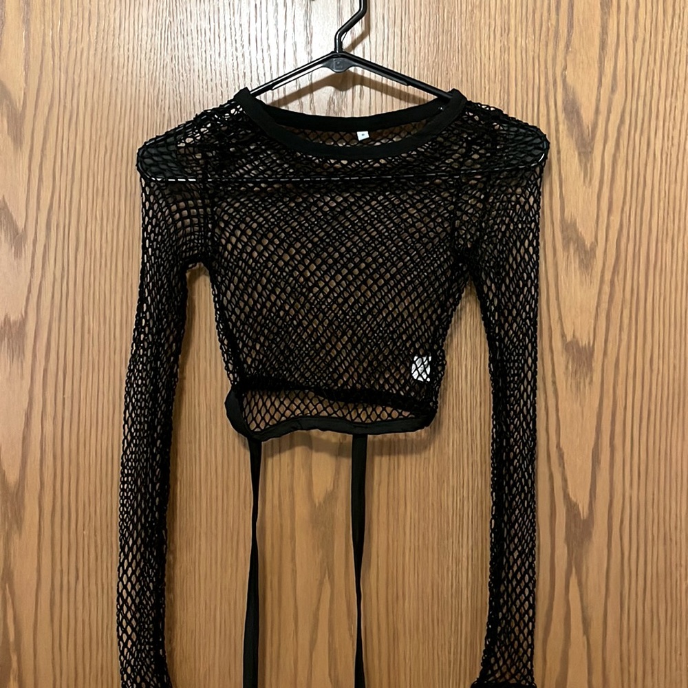 Fishnet shirt perfect for raves!